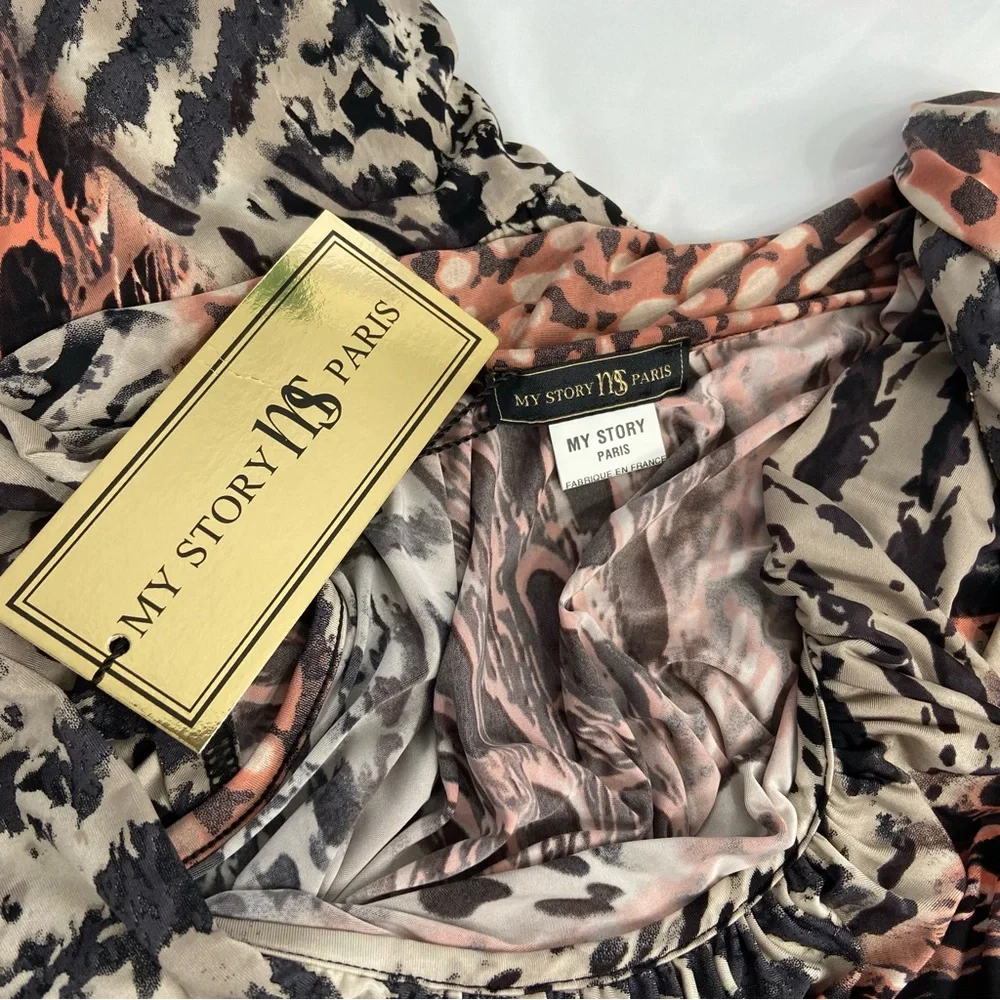My Story MS Paris Asymmetrical Top NWT